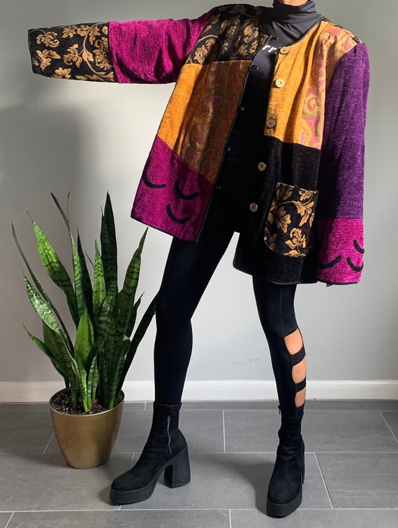Vintage Patchwork Embroidered Jacket
