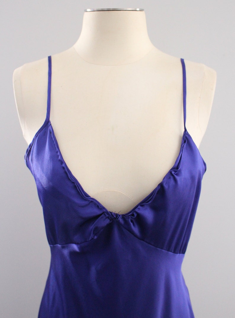 Vintage 80s Grape Soda Slip Dress