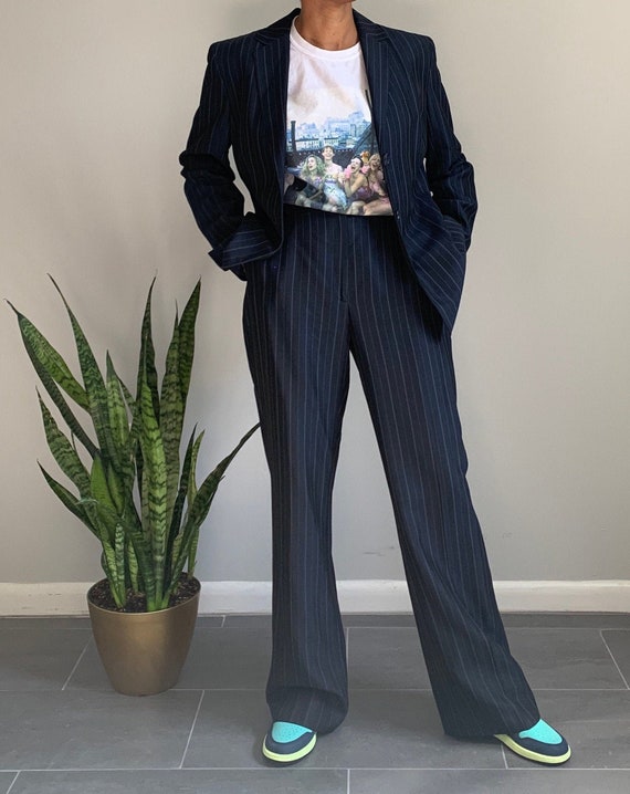 Vintage Pinstripe Anne Taylor 2-Piece Suit