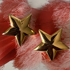 Vintage "A Gold Star Is Born" Earrings