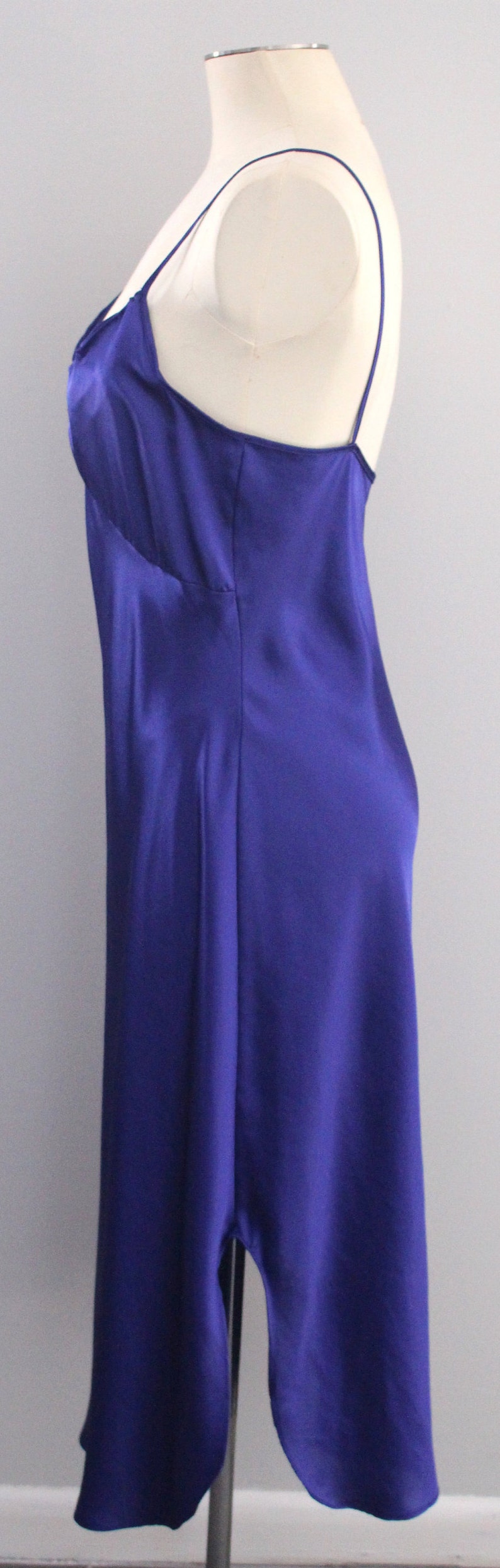 Vintage 80s Grape Soda Slip Dress