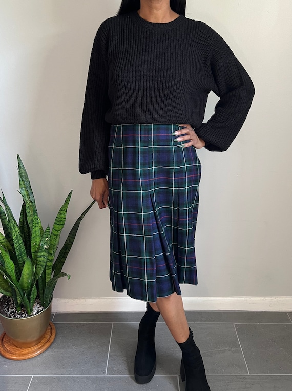 Vintage "School Girl" Plaid Skirt