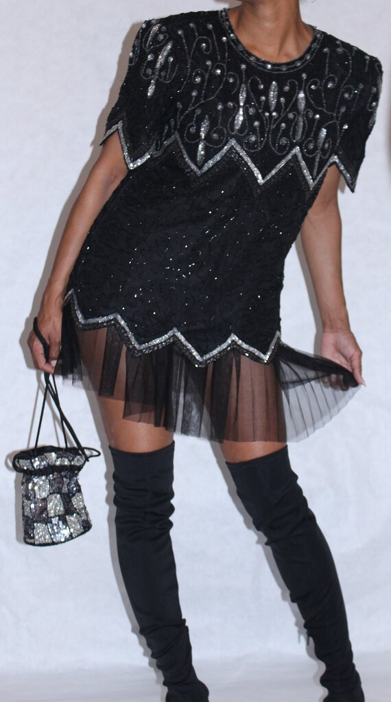 1980s "Dynasty" Sequin Top