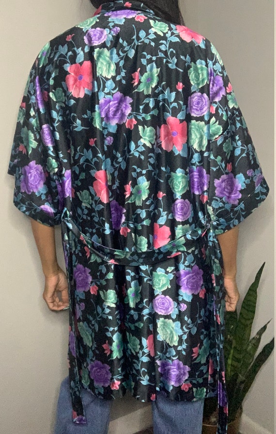 Vintage Floral Robe - image 7