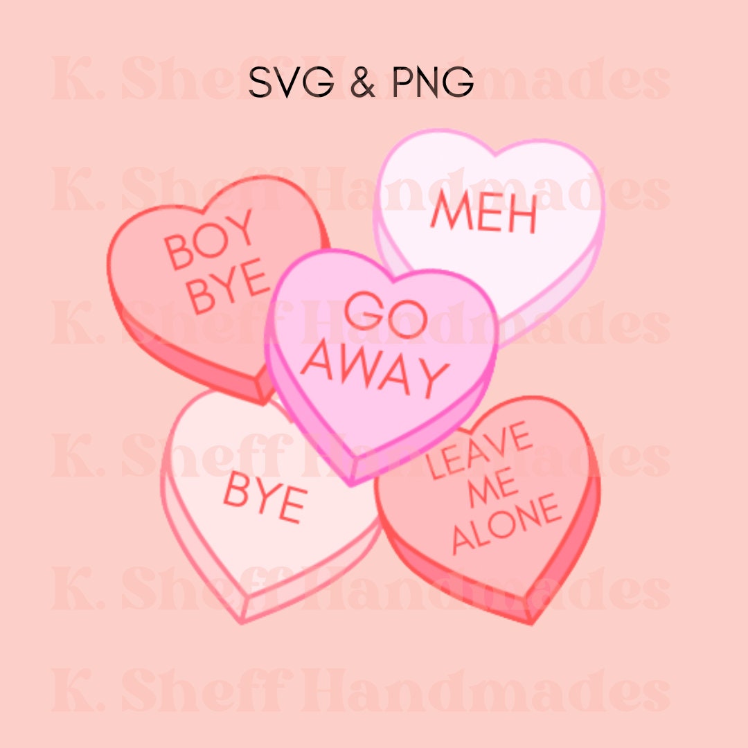 Anti Valentines SVG & PNG File - Etsy