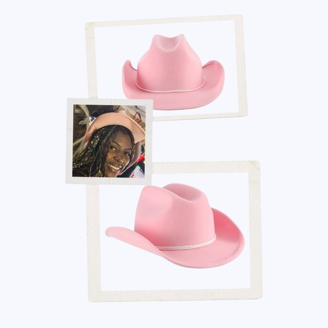 Pink Cowboy Hat - Etsy