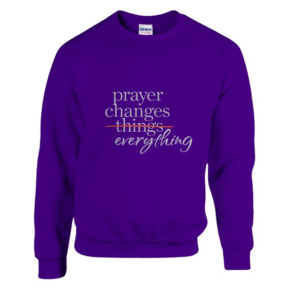 Stay prayed up! Organic Unisex Heavyweight Crewneck T-Shirt | Next Level - Classic Unisex Crewneck Sweatshirt | Gildan® 18000