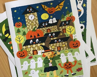 A Halloween Fantasy Print