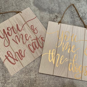You, Me, and the Animals Sign