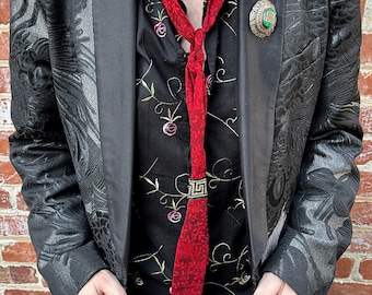 Johnny Depp style Scarf ‘Red Moon’ | Bohemian / Vagabond