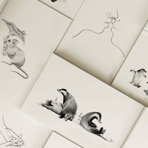 Acheter l'illustration | Dessin réaliste | Illustration réaliste | Dessin animalier | Illustration animalière | Illustration postale