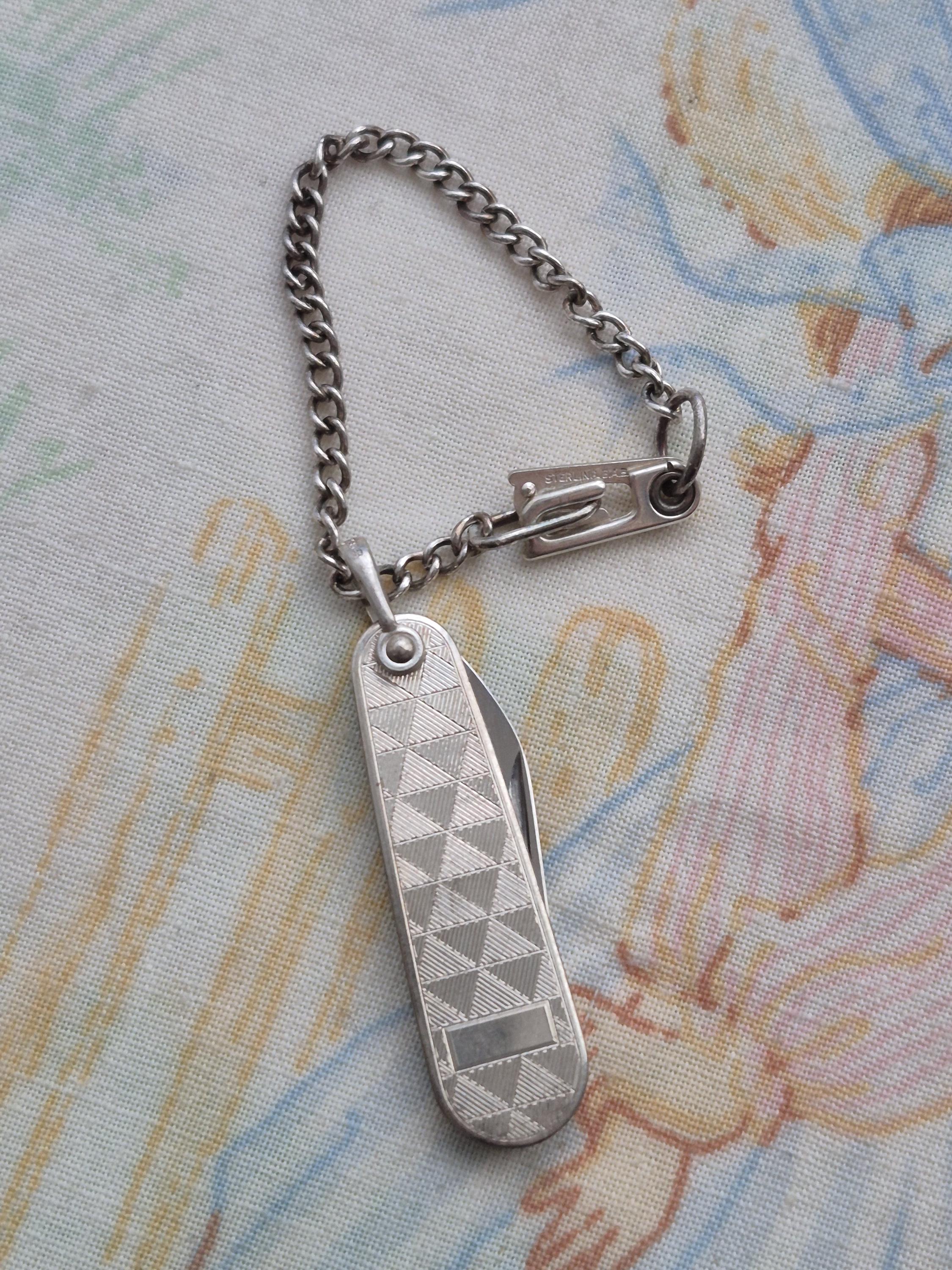 Sterling Silver Key Fob - Etsy