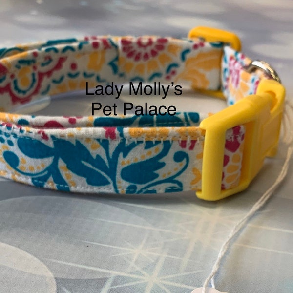 Bright Colored Dog Collar, Bright Cat Collar, Fashionable Pet Collar