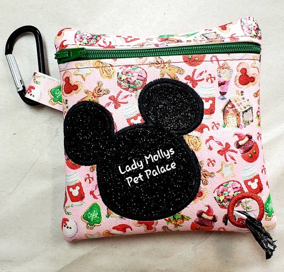 Mouse Head Doggy Poo Bag Dog Poop Bag Holder, Mickey Poo