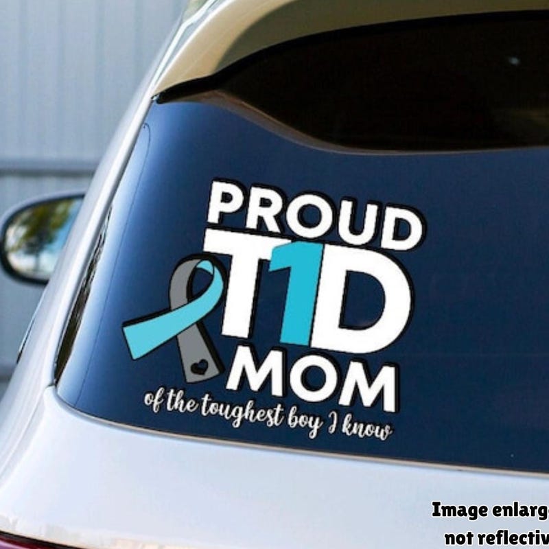 Mom of T1d Sticker - Etsy