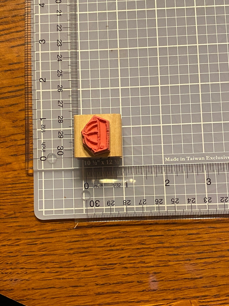 Little boy hat rubber stamp