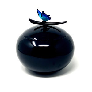 Fibreglass Unique Urn for Ashes  Butterflies Cremation Urn for Ashes Burial Container Funeral Urn Adults Resin Vase
