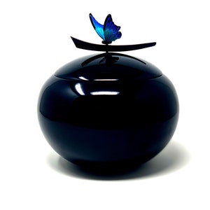 Fibreglass Unique Urn for Ashes Butterflies Cremation Urn for Ashes Burial Container Funeral Urn Adults Resin Vase image 2