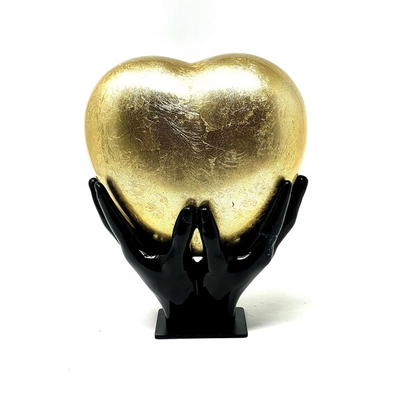 Urna di cremazione in legno a forma di cuore / Urne per ceneri