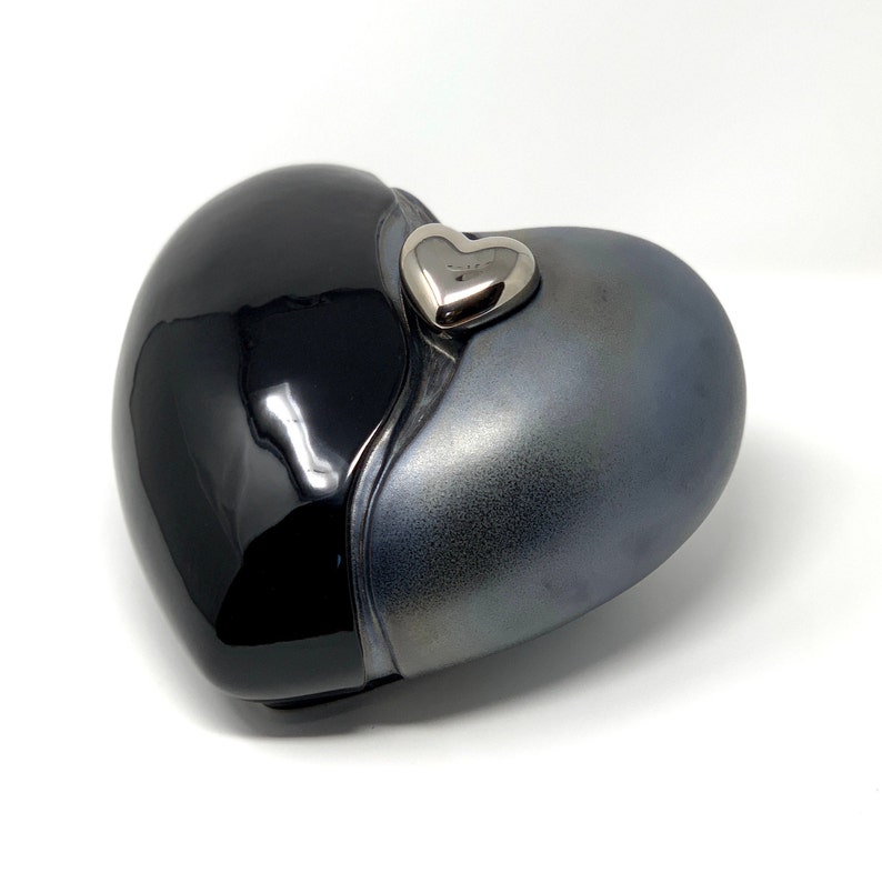 Ceramic Urn for Ashes in a Heart Shape Cremation Urn for Ashes Etsy
