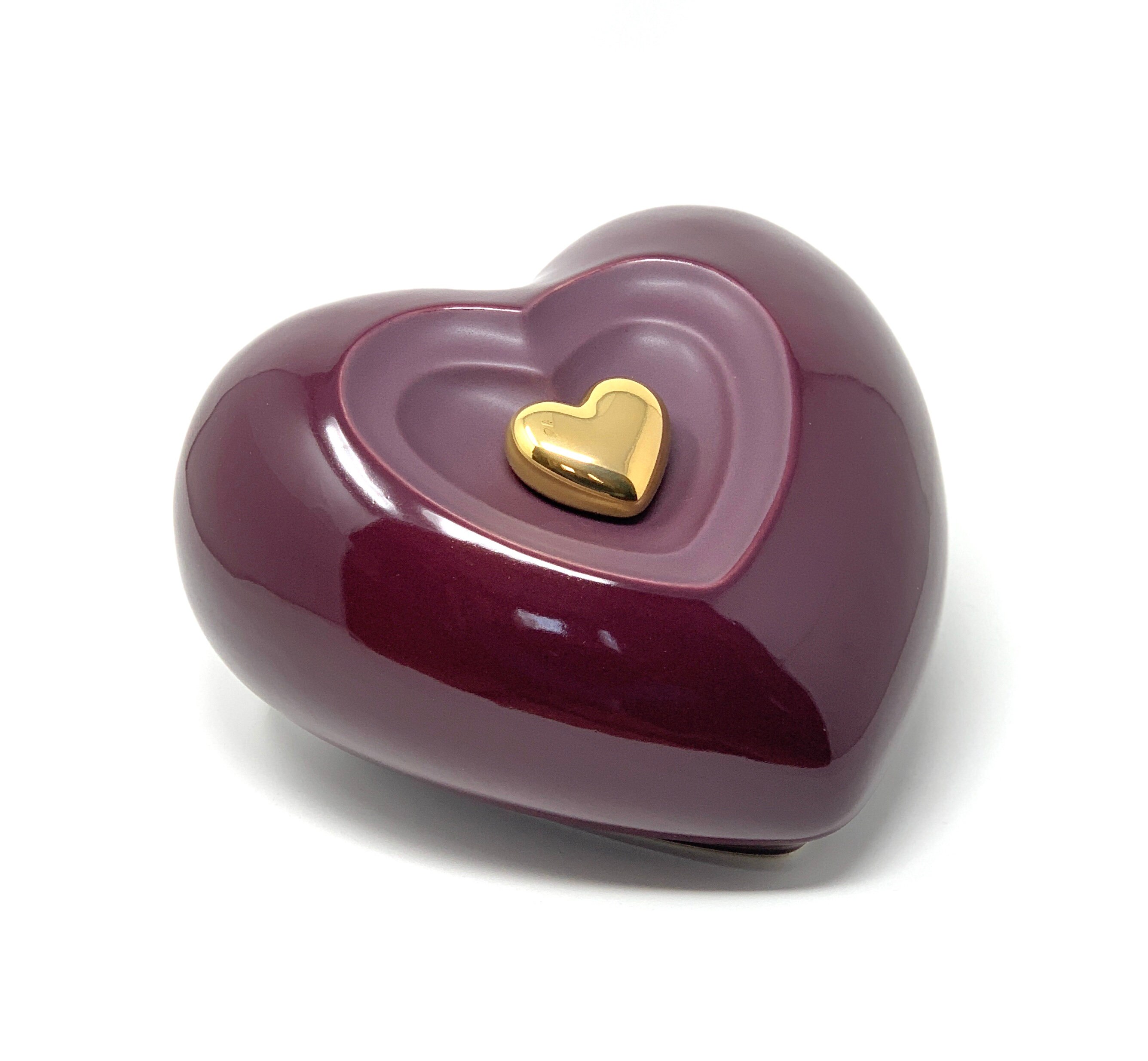 Ceramic Urn for Ashes in a Heart shape Cremation Urn for Ashes Etsy