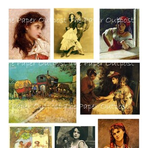 GYPSY HEART imprimable Image imprimable en téléchargement numérique bohème bohème vintage Téléchargement instantané Paper Outpost Shop Paper Outpost PaperOutpost