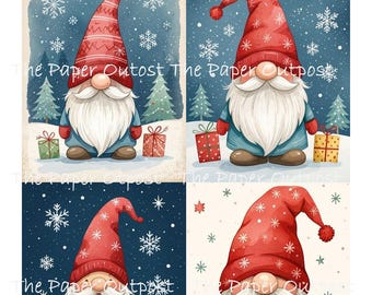 CHRISTMAS GNOME 2025 Digikit digital printable digital xmas gnomes, gnomes, holiday, festive, funny ThePaperOutpost paper outpost shop pam