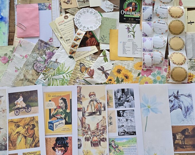 Limited Edition Junk Journal FUN PACK | Vintage Ephemera Kit | the ...