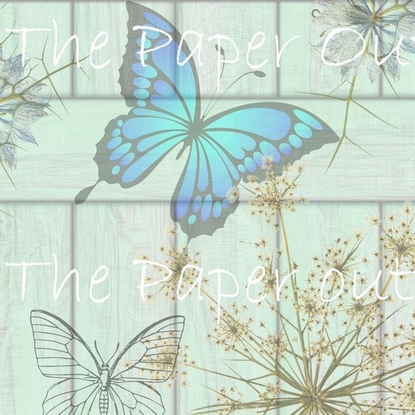 Butterfly Oasis Signature Pages Digikit Digital Printable Printables Digikits Digi kit butterflies  The Paper Outpost ThePaperOutpost