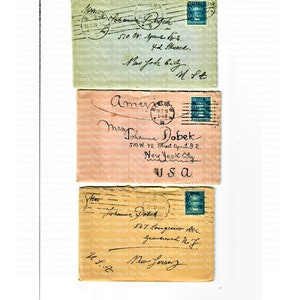 Kit digitale Vintage Ephemera #1 Stampe digitali Vecchie carte Stampe digitali Diario spazzatura digikit digi kit Lettere scritte a mano Ricevute Documenti