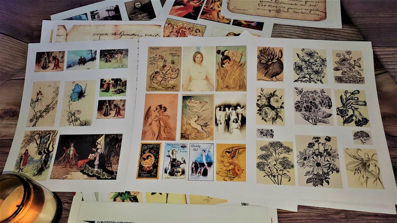 Vintage Digikits: 50 Mailed Pages, You Pick 10! bild 7