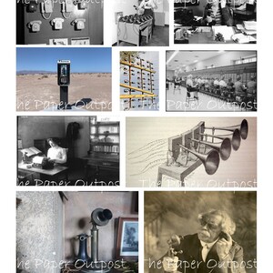TELEPHONE VINTAGE Printable Digital Download Printable Telephone Phone ...