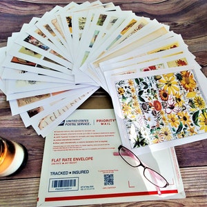 PRINTED & MAILED DIGIKITS! No Printer Needed! Ten Vintage Digikits! You Pick the Kits! That&#39;s 50 pages Mailed to You!  Paper Outpost