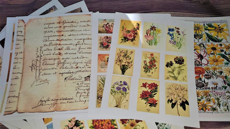 Vintage Digikits: 50 Mailed Pages, You Pick 10! bild 8