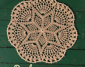24 x Weiss Häkeldeckchen Spitzendeckchen Tischdecke Vintage Deko