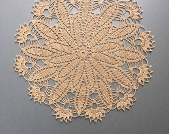 24 x Häkeldeckchen Spitzendeckchen Spitze Untersetzer Weiss /& Beige viele Muster