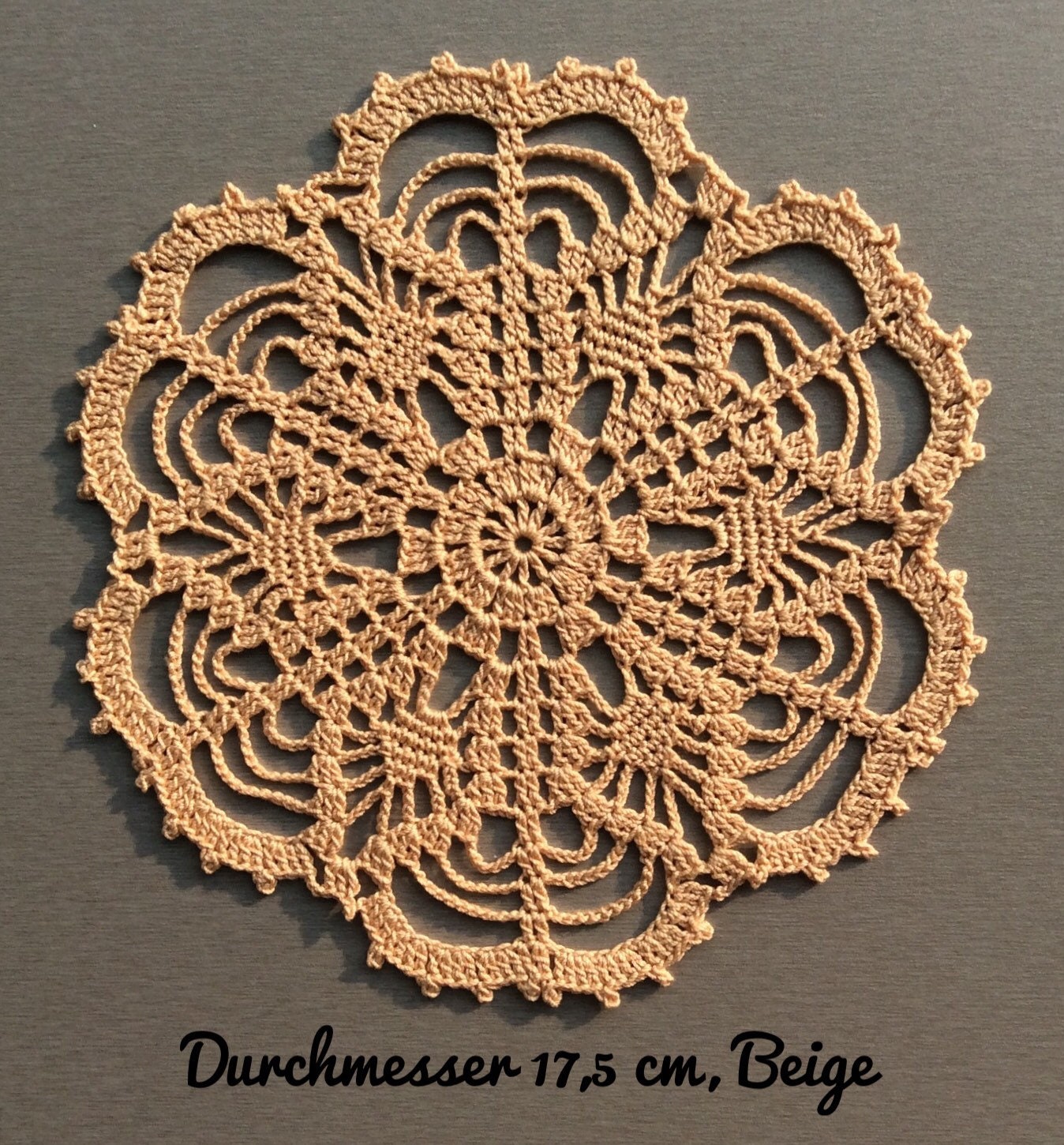 Runde Baumwolle Handgemachte Häkelspitze Deckchen Lot Tischset