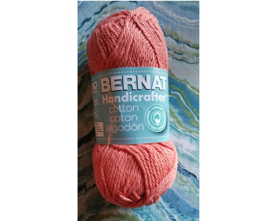 Bernat Handicrafter Cotton Yarn Tangerine 50 G 1 75 Oz 10 Skeins Included