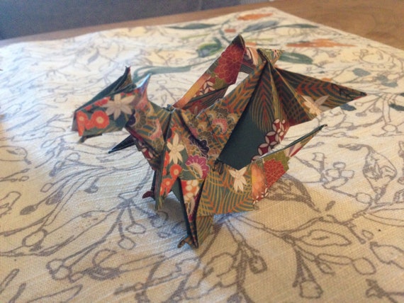 Origami Standing Dragon