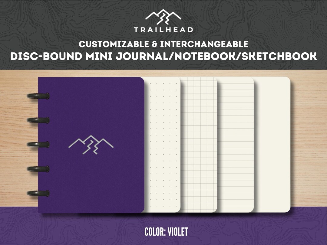 Trailhead Mini Disc-bound Journal: Compact, Customizable, and Creative ...