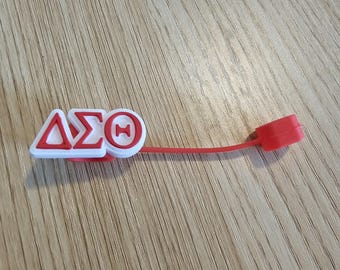 D1 - Delta Sigma Theta Sorority Straw Topper