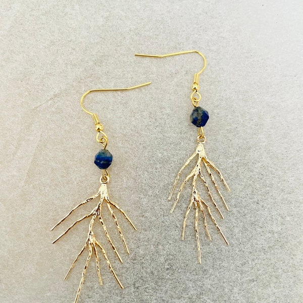 Boucles d’oreilles lapis-lazuli