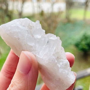 Rock crystal druse