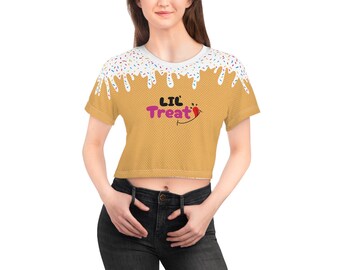 Lil' Treat Melting Vanilla Ice Cream Crop Tee