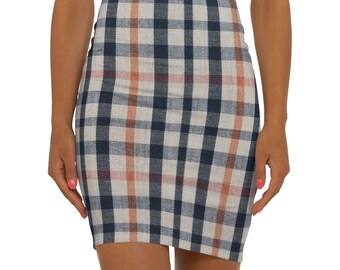 Keep It Simple Women's Mid-Waist Pencil Skirt