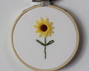 3'' Embroidered Sunflower