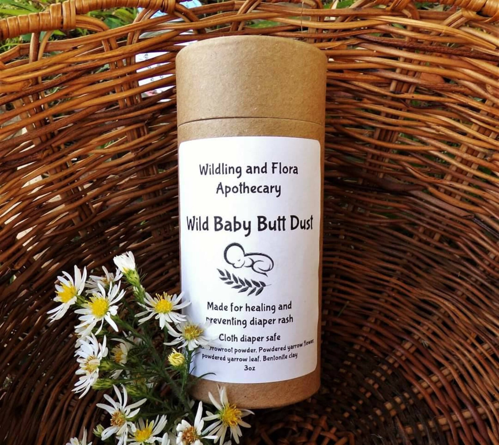 Wild baby butt dust baby powder body powder Etsy