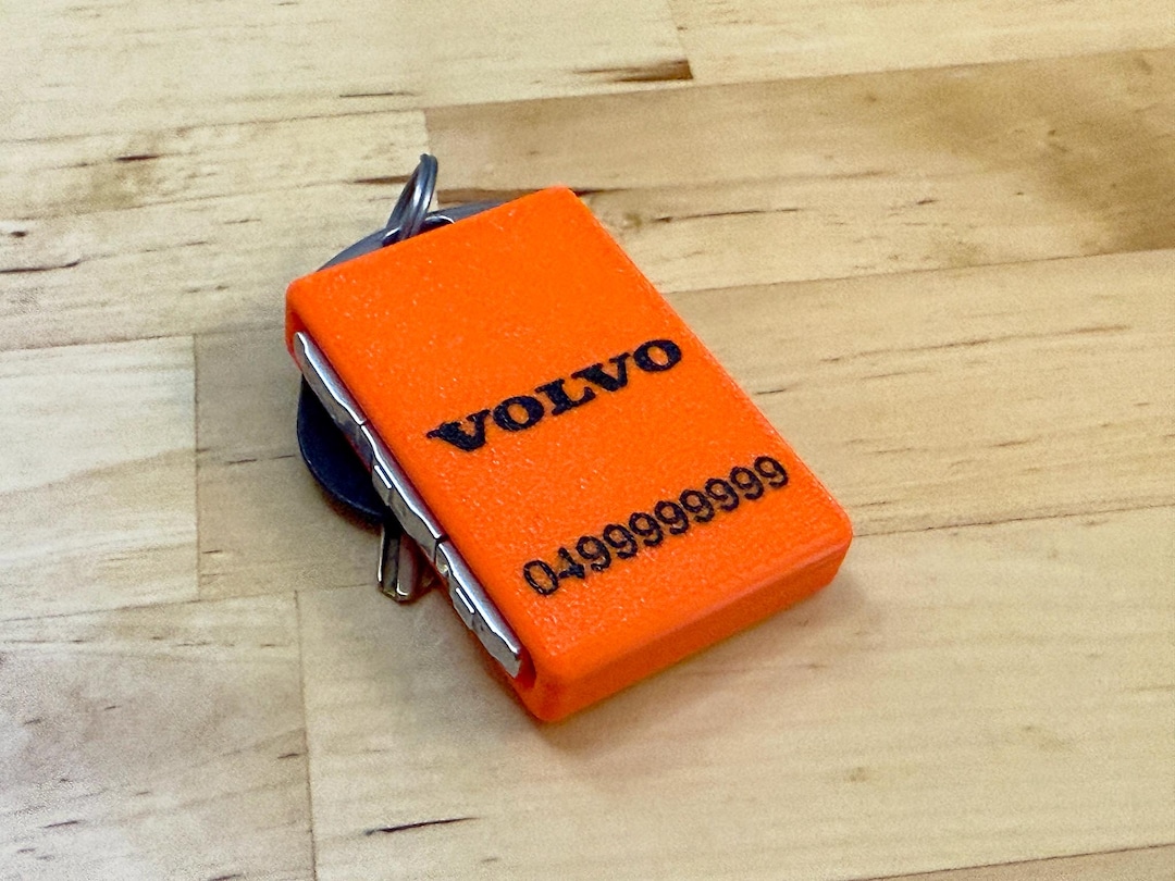 Hi Vis Key Rings Hi-vis Shell for Volvo Key Fob - Personalised - Etsy