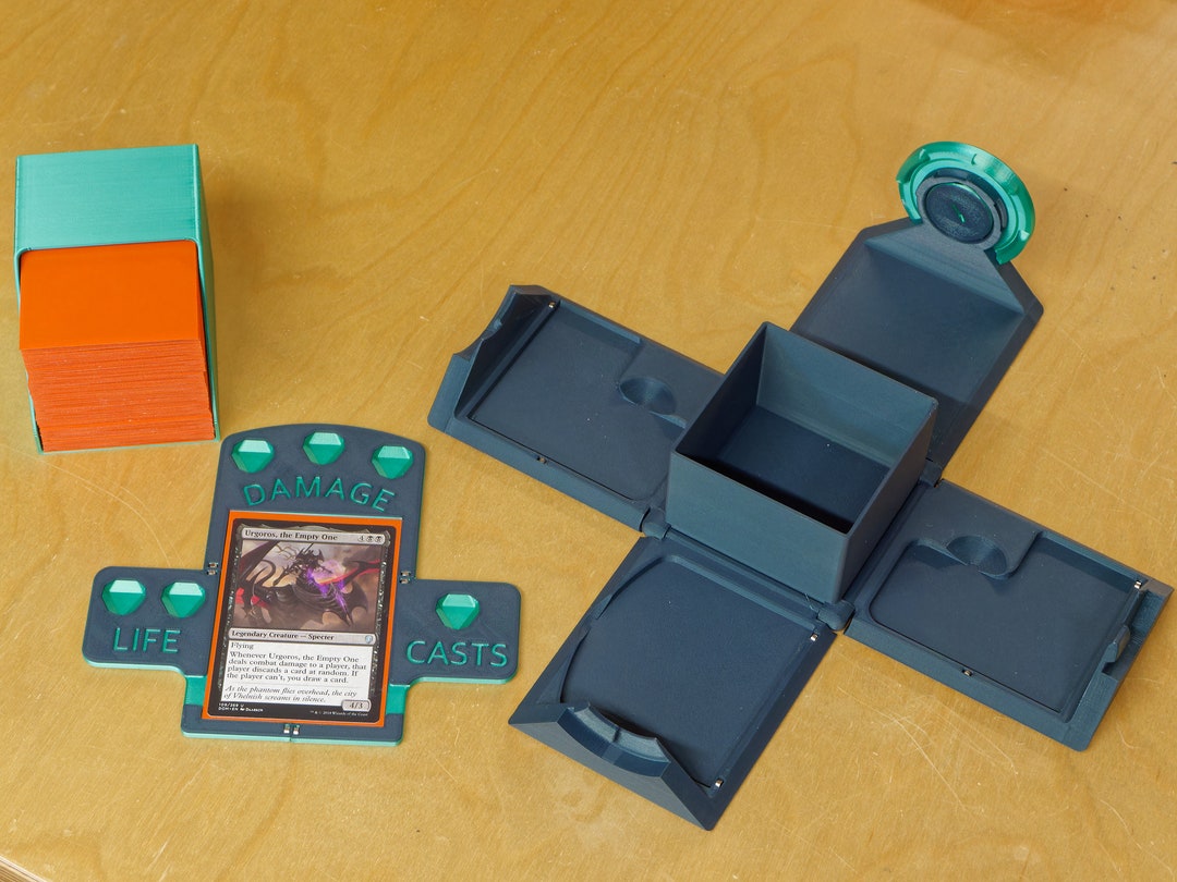 STL Files for the Commander Hub Deck Box digital Download Etsy