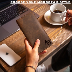 Regalo para padrinos de boda, billetera personalizada, billetera para hombre, billetera de cuero para hombre, billetera de cuero personalizada, billetera de cuero para hombre